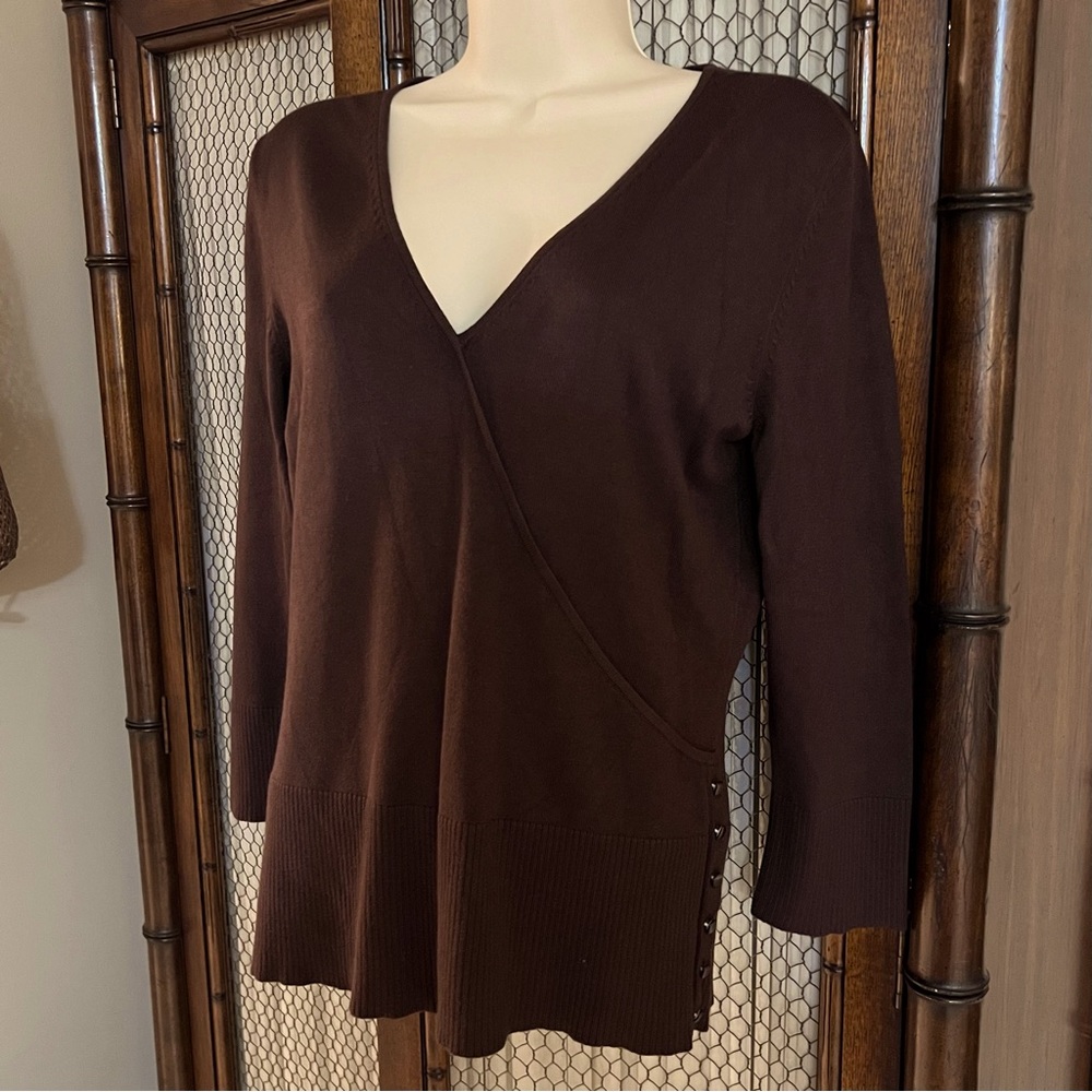 Merona Mock-Wrap Top